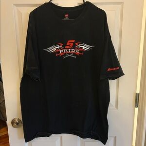 Snap on pride tee 2x black